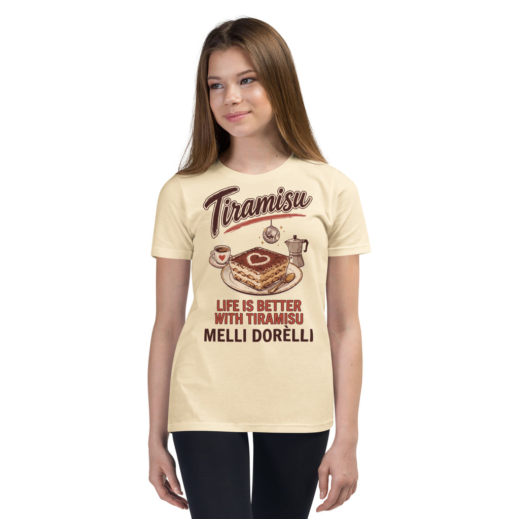 Melli Dorèlli – Tiramisu Kids Tee — Natural