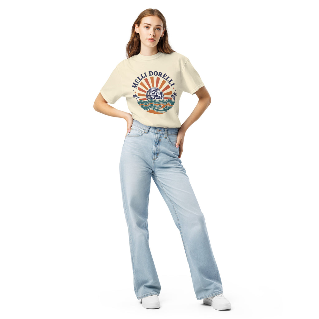 Melli Dorèlli – Riviera Embleem Tee — Ivory